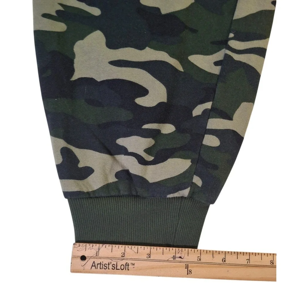 True Religion Camo Jogger Welt Men's 2XL (40x27) Green Camouflage Sweatpants